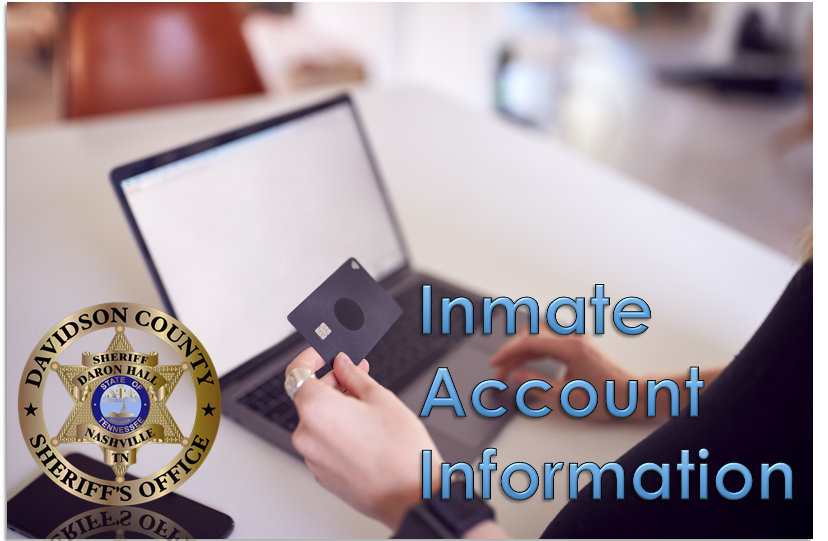 Inmate Trust Account Deposits Davidson County Sheriff Nashville