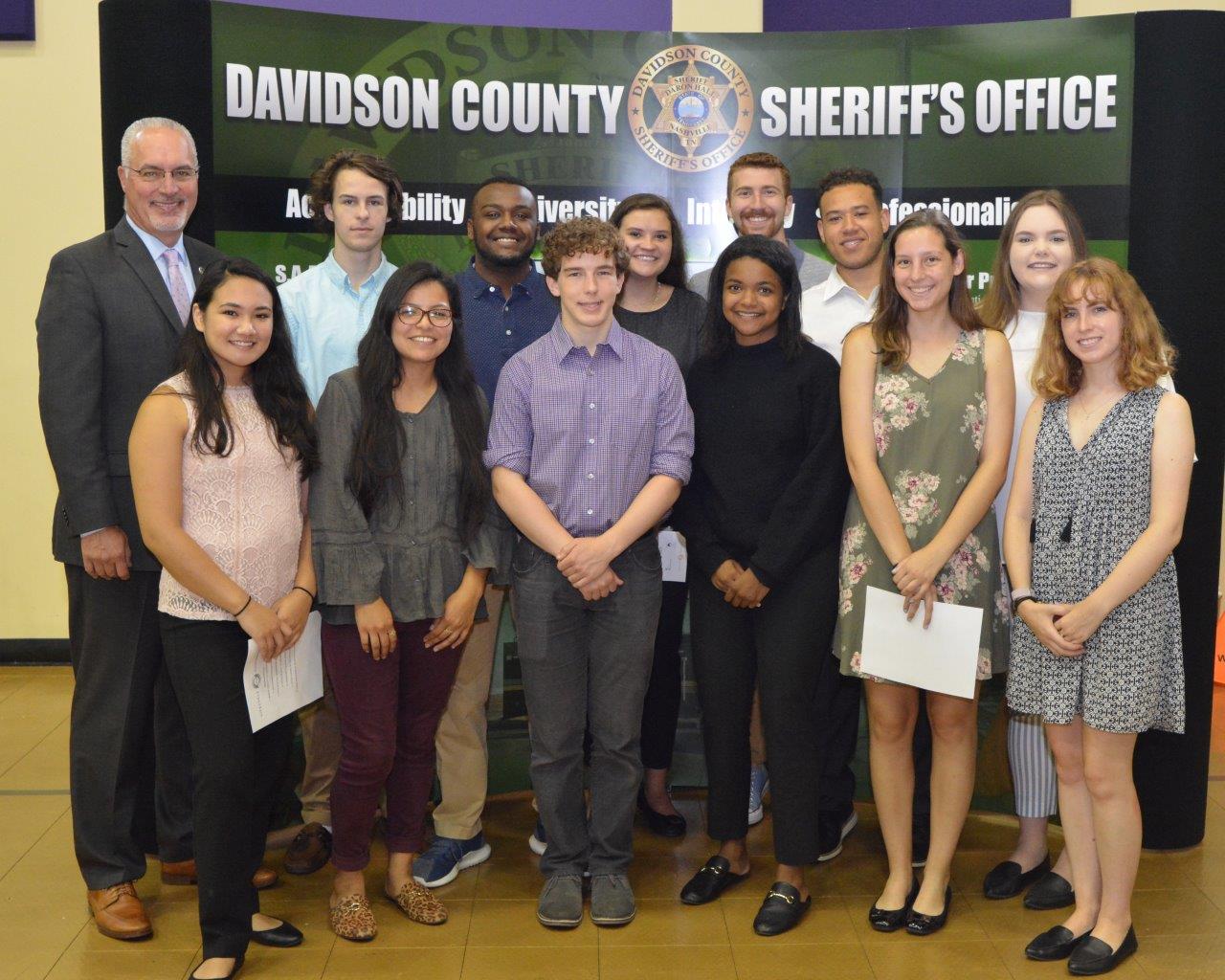 Sheriff Hall with Rep. Jim Cooper's interns
